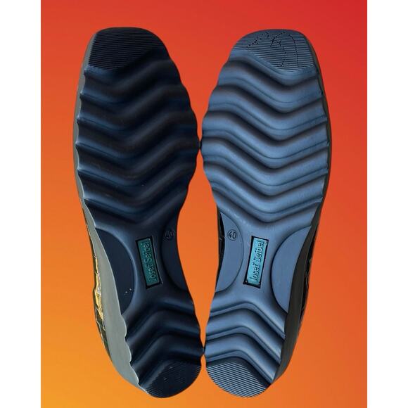 Josef Seibel Bridget Brown Patent Croc Wedges Womens US 9.5 EU 40 Walking Shoes - Picture 8 of 11